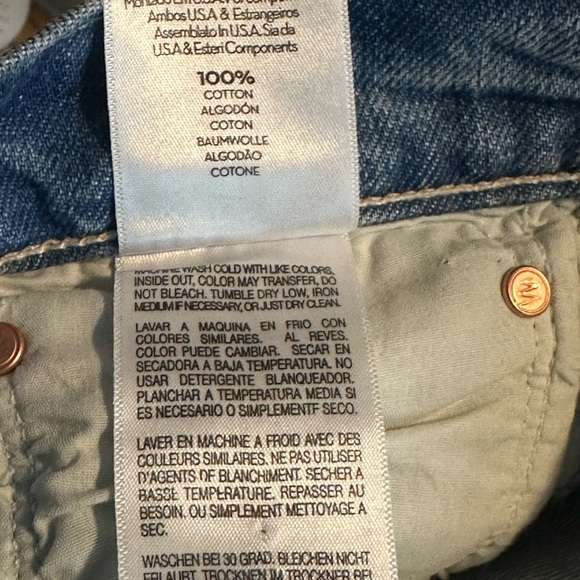 MOTHER Denim high-waisted hiker hover chew jeans in Ain’t My First Rodeo Size 26 - Picture 9 of 12